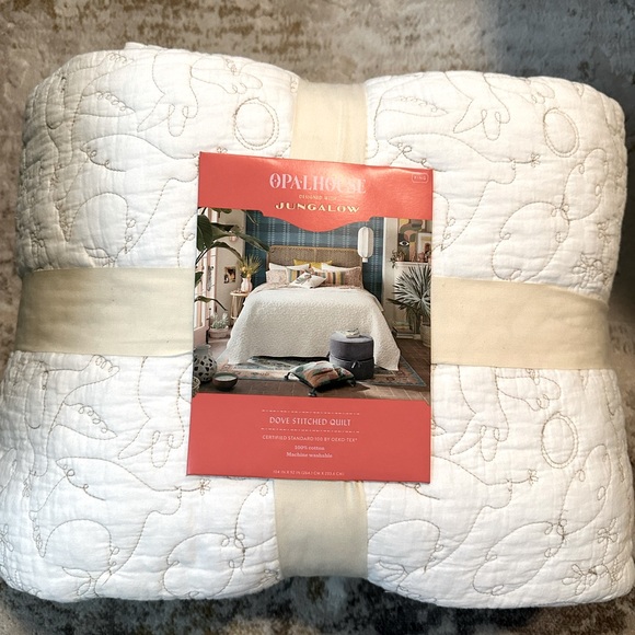 Opalhouse Bedding King Dove Stitch Quilt Offwhite Opalhouser